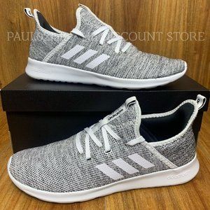 ADIDAS super comfy athletic or everyday sneakers in gray an d white